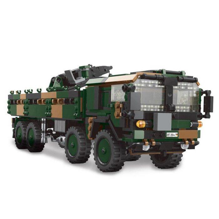 LKW KAT 1MIL GL Truck Tank Model Building Blocks (893 stukken) - upgraderc