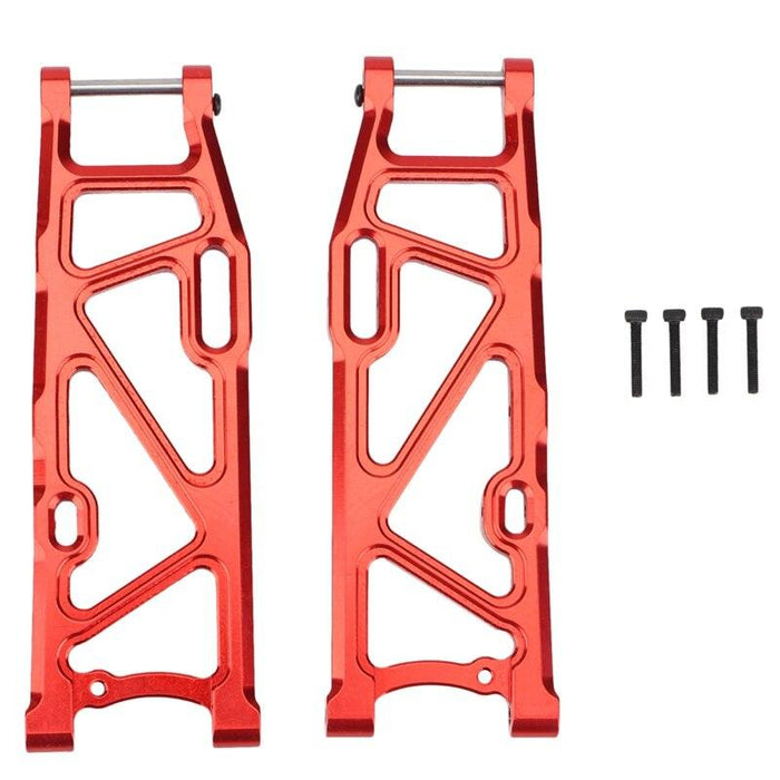 Lower rear suspension arm for 6S Kraton, Notorious, Outcast (Metaal) Onderdeel upgraderc Red 