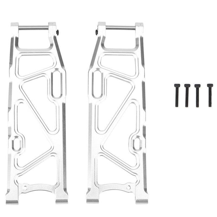 Lower rear suspension arm for 6S Kraton, Notorious, Outcast (Metaal) Onderdeel upgraderc Silver 