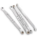 Lower/upper Link Rod Sets for Axial Wraith (Aluminium) Onderdeel Yeahrun Silver Lower 