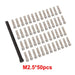 M2, M2.5, M3 screws (RVS) Schroef Injora 50pcs M2.5 