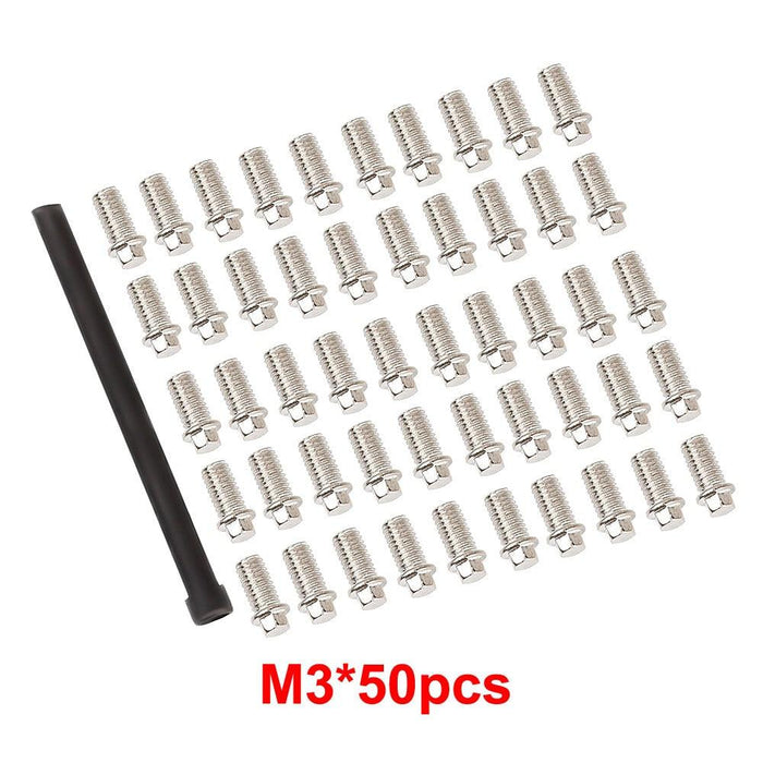 M2, M2.5, M3 screws (RVS) Schroef Injora 50pcs M3 