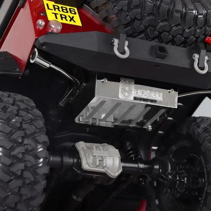 TRX4 K5 Blazer Fuel tank with exhaust pipes (Metaal)