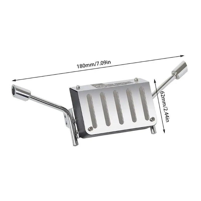 TRX4 K5 Blazer Fuel tank with exhaust pipes (Metaal)