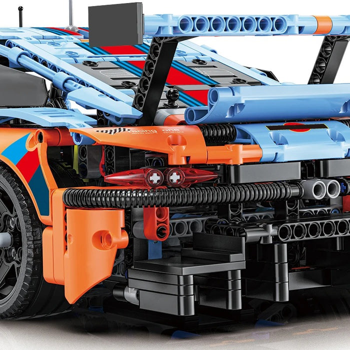 Porsche 911 RSR Rennwagen-Modellbausteine ​​(1680 Teile)