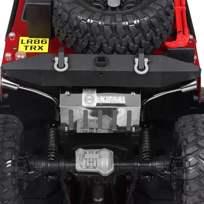 TRX4 K5 Blazer Fuel tank with exhaust pipes (Metaal)