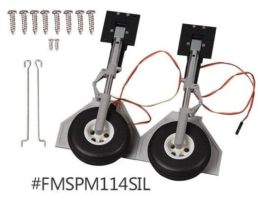 Main Landing Gear for FMS 1400mm T28 V4 (Metaal) Onderdeel FMS Light Grey 