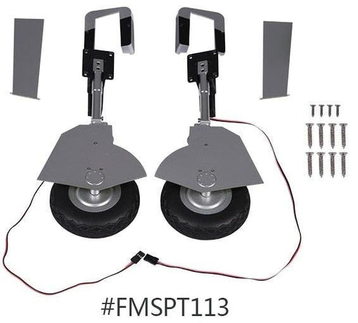 Main Landing Gear Set for FMS 1500mm P47 (Metaal) Onderdeel FMS 