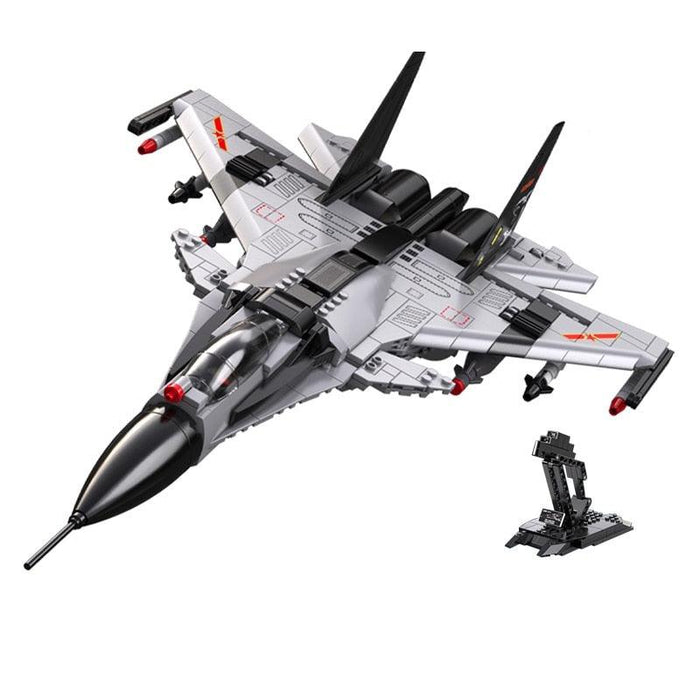 Military Fighter Aircraft Model Building Block (1010 stukken) - upgraderc