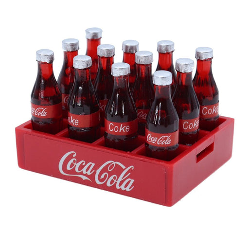 Mini Soda Bottle w/ Case for 1/10 Decoratie Onderdeel upgraderc Silver Cover Cola 