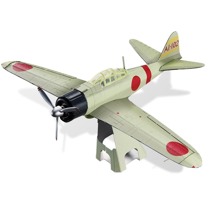 MITSUBISHI A6M ZERO 3D Model (2 Roestvrij Staal) Bouwset Piececool 