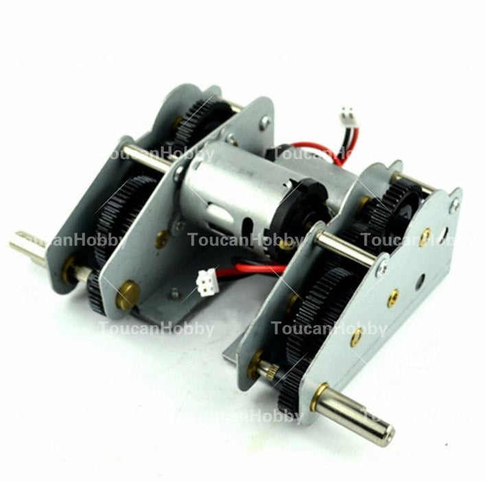 ML49cm Gearbox for Heng Long Tanks w/ TK 5.3 (Staal) - upgraderc