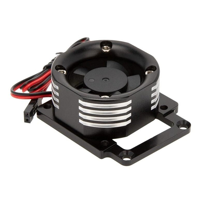 Motor Heat Sink w/ LED Light for Traxxas Sledge 1/8 (Metaal) Onderdeel upgraderc Black 