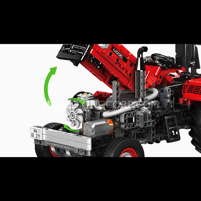 Mould King 17064 Agricultural Tractor Building Blocks (1857 Stukken)