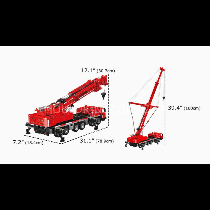 Mould King 17065 GMK Mobile Crane Building Blocks (4566 Stukken)