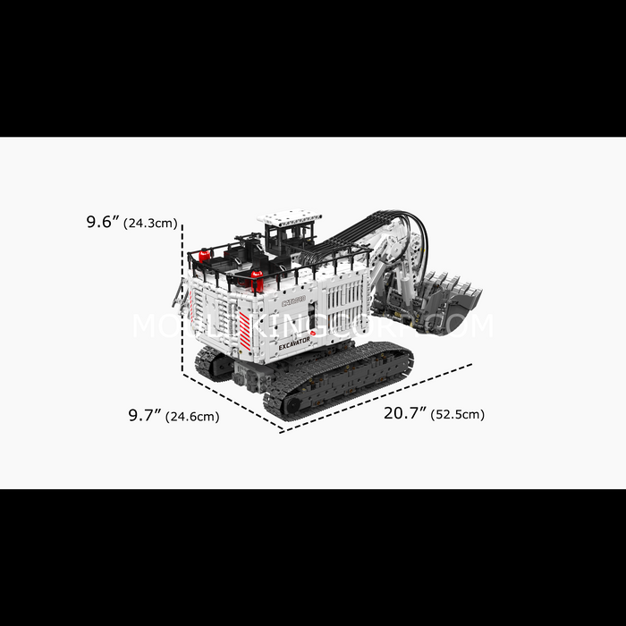 Mould King 17067 6060 Excavator Building Blocks (3567 Stukken)