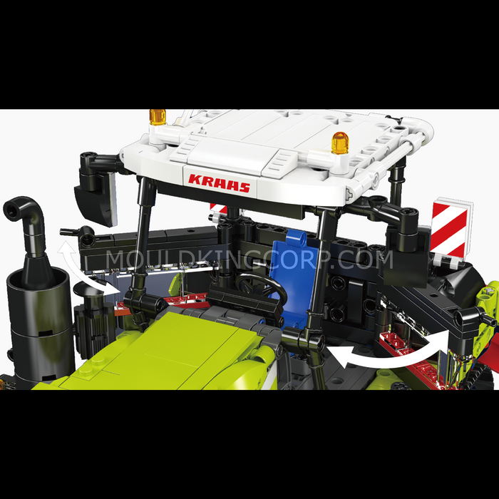 Mould King 17093 Tractor Building Blocks  (1357 Stukken)