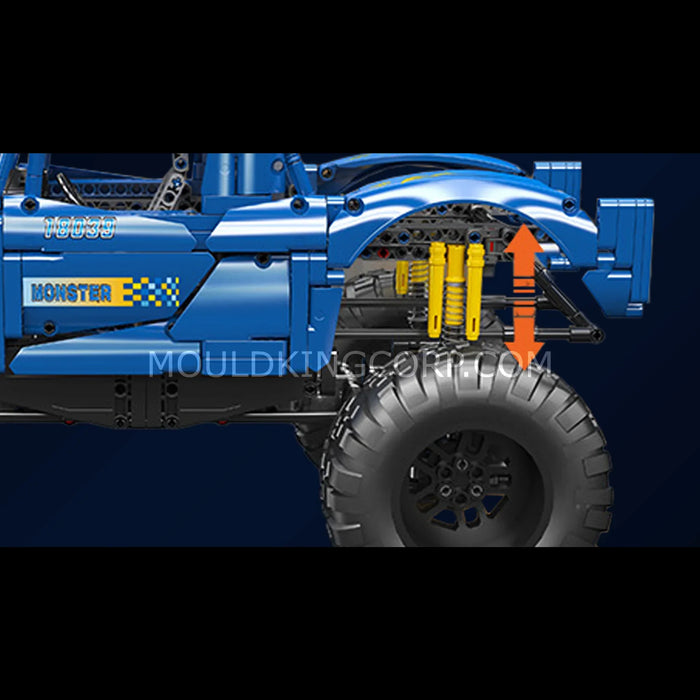 Mould King 18039 Bigfoot Monster Truck Building Blocks (1454 Stukken)