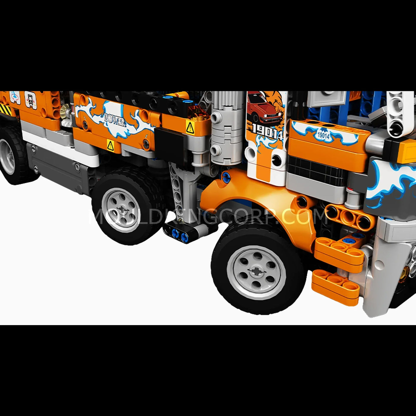 19014 Pneumatic Concrete Pump Truck Model (Stukken 2098) | Mould King ...