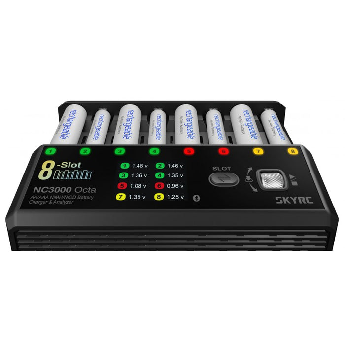 SkyRC NC3000 Octa AA/AAA NiMH/NiCD Battery Charger & Analyzer