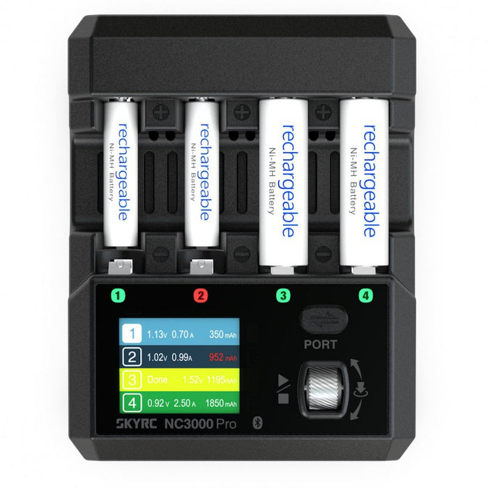 SkyRC NC3000 Pro AA/AAA NiMH/NiCD Battery Charger & Analyzer