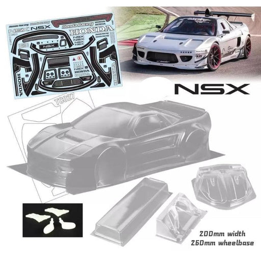 NSX Wide Body Shell (260mm) Body Professional RC 