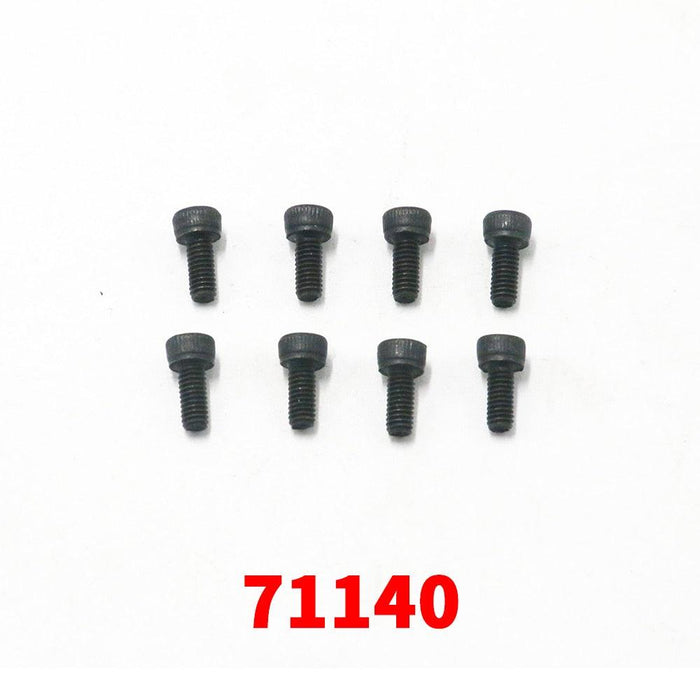 Nus, Pins, Screws, Clips for Yikong YK4072 1/7 (Metaal) 12004 - upgraderc