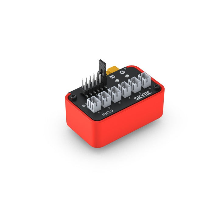 SkyRC OSH 6-Port 1S Lithium Battery Charging Hub w/ BT2.0 Connector