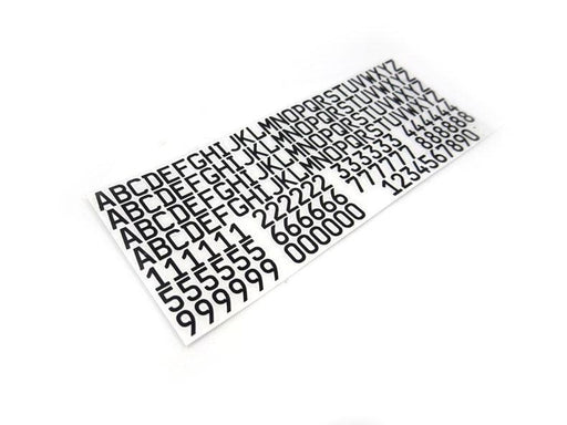 Ouka License Plate Decoration for 1/14 Trailer Truck Onderdeel upgraderc Numbers and Letters 