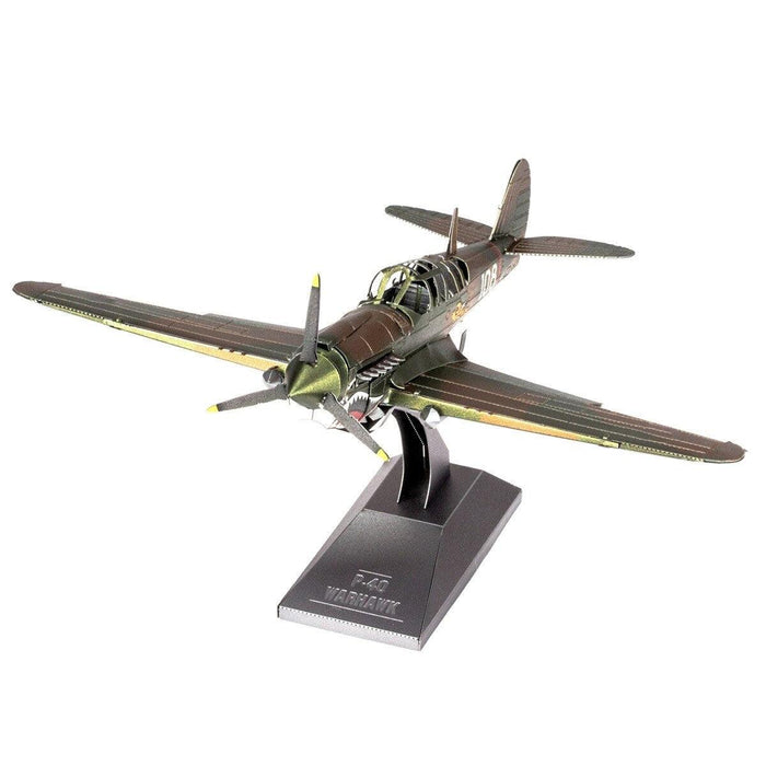 P-40 Warhawk Fighter Plane 3D Model Puzzle (Metaal) - upgraderc