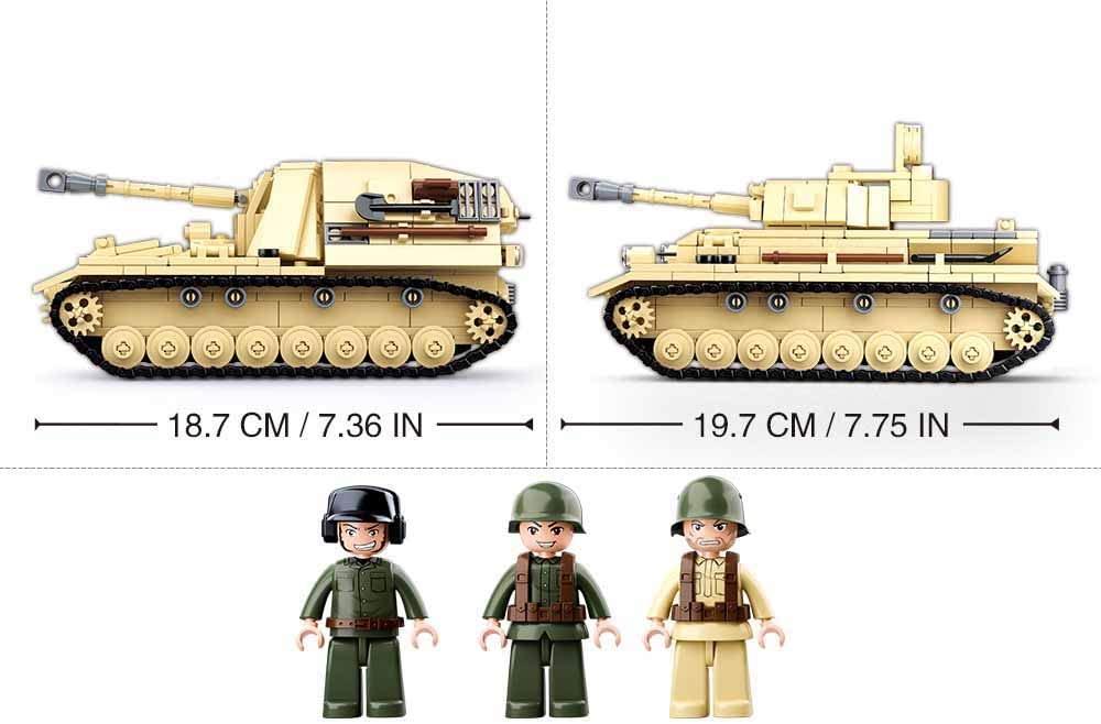 Panzer IV Main Battle Tank Model Building Blocks (543 Stukken) - upgraderc