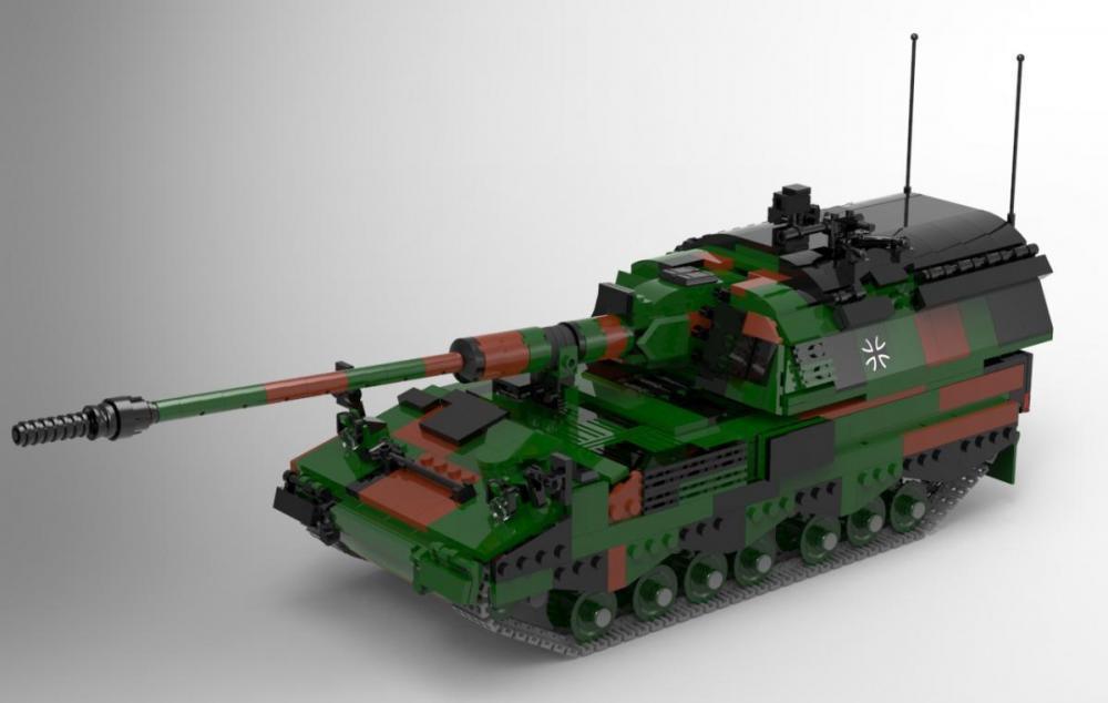 Panzerhaubitze 2000 Tank Model Building Blocks (1345 stukken) - upgraderc