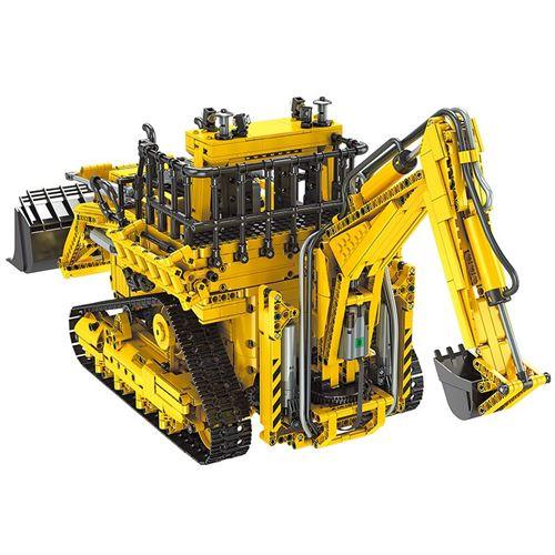 Pneumatische bulldozer met afstandsbediening (3963 stukken) Bouwset upgraderc 