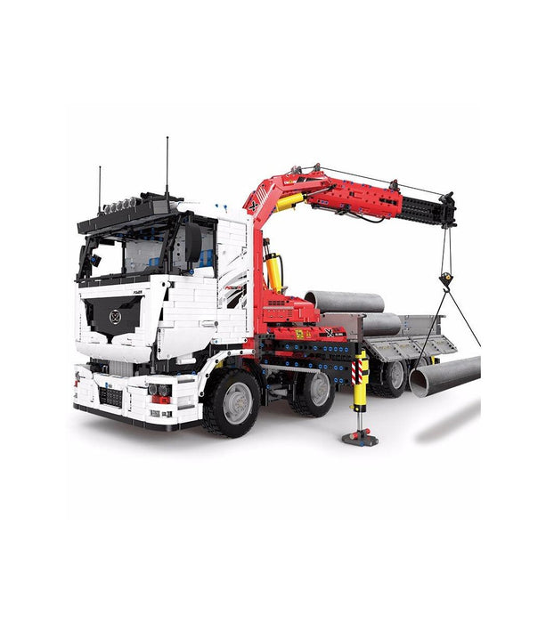 Pneumatische vrachtwagen met afstandsbediening (8238 stukken) Bouwset upgraderc 
