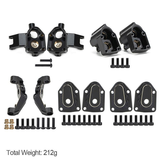 Portal Axle Upgrade Set for Axial Capra 1/18 (212g Messing) - upgraderc
