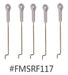 Pushrod for FMS F16 70mm FMSRF117 Onderdeel FMS 