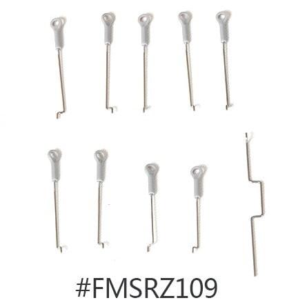 Pushrods for FMS SU27 70mm FMSRZ109 (Metaal) Onderdeel FMS 