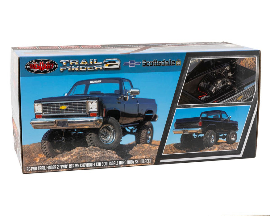 RC4WD Trail Finder 2 "LWB" w/ Chevrolet K10 Hard Body 1/10 PNP (Rood)