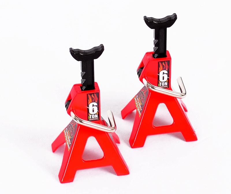 2PCS RC4WD Chubby 6 TON Scale Jack Stand (Accessoire de balance miniature)