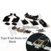 Rear Beam Tail Light Fender Bracket for Tamiya Truck 1/14 (Metaal) Onderdeel RCATM B Suit Black 