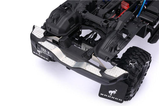 Rear Bumper Skid Plate Set for Traxxas TRX4 Bronco 1/10 (RVS) - upgraderc