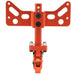 Rear Bumper Trailer Hook for Axial SCX6 1/6 (Metaal) Onderdeel upgraderc Orange 