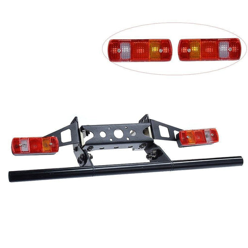 Rear Bumper w/ Brake/Signal Cover for Tamiya Truck 1/14 (Metaal) Onderdeel RCATM Scania 