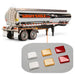 Rear Container Lights Decor for Tamiya 56301, 56344 Truck 1/14 (Plastic) - upgraderc