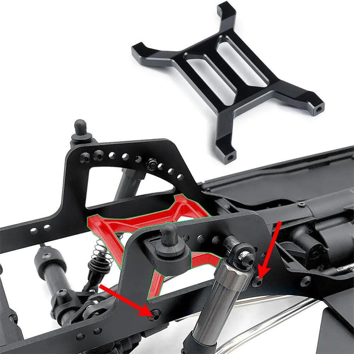 Rear Frame Chassis Mount for Axial SCX10 PRO AXI03028 1/10 (Aluminium) - upgraderc