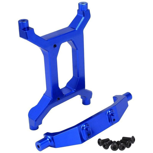 Rear Lower Chassis Brace for Axial SCX6 Wrangler 1/6 (Metaal) - upgraderc