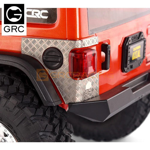 Rear Side Anti Skid Plate for Axial SCX10 III 1/10 (Metaal) G166F - upgraderc