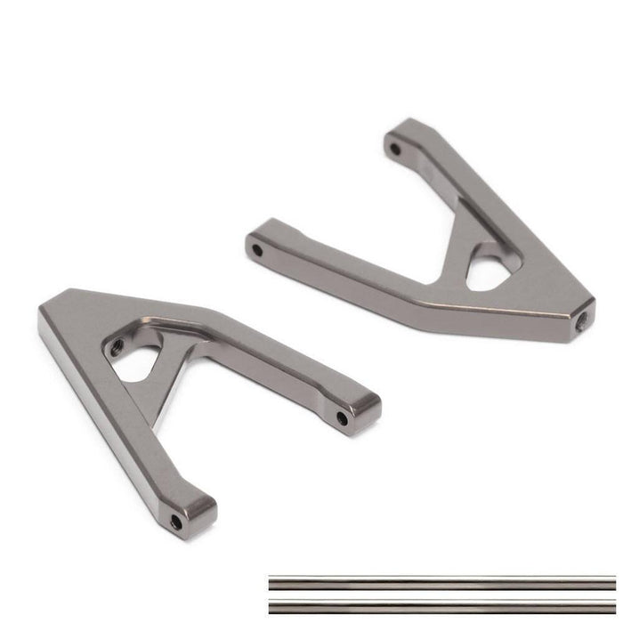 Rear Upper/Lower Suspension Arm for Traxxas Slash 1/16 (Aluminium) 7032 Onderdeel New Enron Rear Upper Gray 