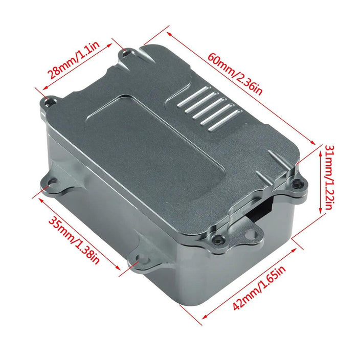 Receiver Box for Axial SCX10 DIY 1/10 (Aluminium) - upgraderc