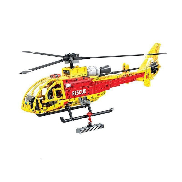 Rescue Helicopter Model Building Blocks (663 stukken) - upgraderc